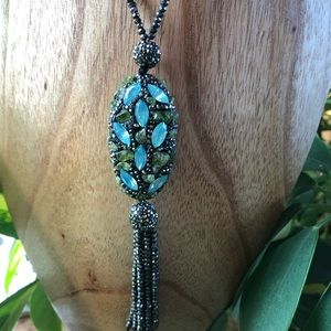 Tassel long necklace